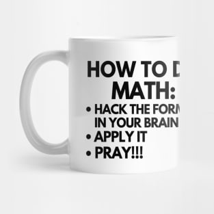 How to do math Mug